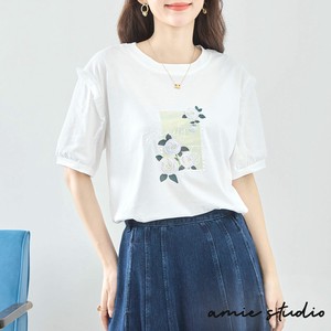 【2024新作】【M〜L】ボタニカルアートTシャツ (C31-1780) (5号店) FM5