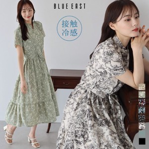 [SD Gathering] Casual Dress Plain Color Pudding Floral Pattern Cool Touch