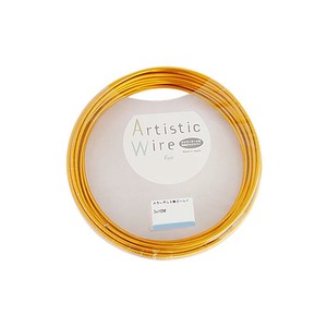 Artistic Wire(アーティスティックワイヤー)　カラーアルミ線　ゴールド　2.0mm×10m
