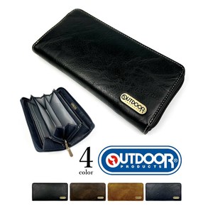 Long Wallet Round Fastener 4-colors