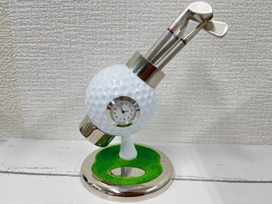 ゴルフボール型 クロック時計
