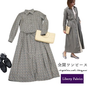 Casual Dress Pudding One-piece Dress Ladies' Made in Japan
