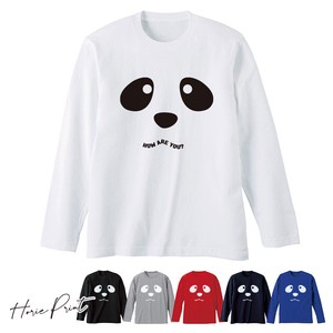 T-shirt Long T-shirt Casual Ladies' Men's Panda