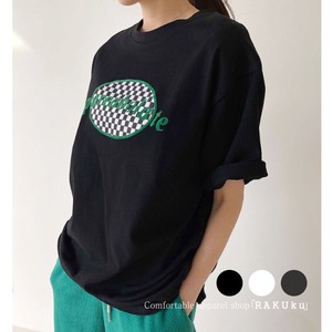【値下げ】24ss NEW ゆったり Tシャツ プリントT オーバーサイズ 体型カバー 韓国ファッション