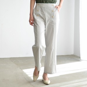 Full-Length Pant Wide Pants Buttoned