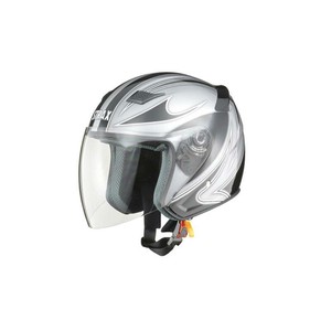 リード工業 STRAX ジェットヘルメット シルバー LLサイズ SJ-9