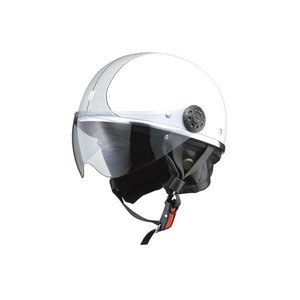 リード工業 LEAD O-ONE ハーフヘルメット ホワイト×シルバー