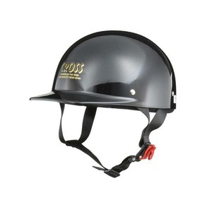 リード工業 CROSS ハーフヘルメット ブラック フリーサイズ CR-680