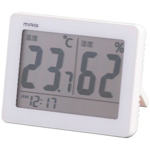 MAG デジタル温度湿度計 TH-109 WH-Z 3106-089