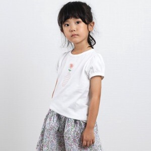 Kids' Short Sleeve T-shirt Little Girls Kids 2024 Spring/Summer