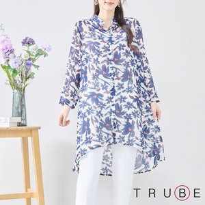 Button Shirt/Blouse Floral Pattern L 【2024NEW】