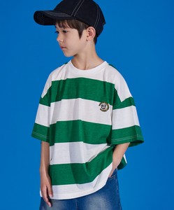 Kids' Short Sleeve T-shirt Plainstitch T-Shirt Wide Embroidered Border M