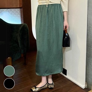 Skirt Satin Long Skirt I-line Spring/Summer