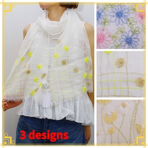 Stole Floral Pattern Embroidered Stole 2024 NEW
