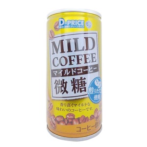 ディープライス マイルドコーヒー微糖 オリジナル 煎りたて豆使用 缶コーヒー