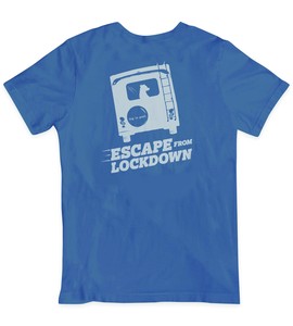 ユニセックス・プリントTシャツ　『Escape from Lockdown』　半袖 Tシャツ