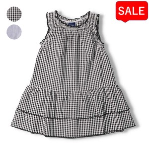 Kids' Casual Dress Stripe One-piece Dress Checkered