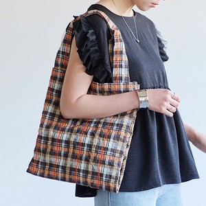 Tote Bag with Divider Pocket Plaid 【2024NEW】