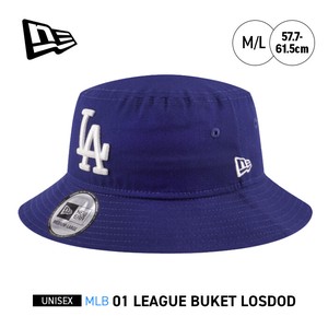 ニューエラ バケットハット ドジャース メンズ NEW ERA MLB バケット01 レディース 帽子 ブルー 青