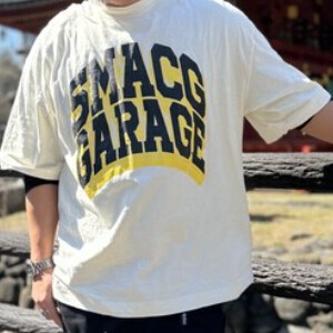 受注発注商品【smacGarage】Original　Tシャツ　7.76oz　Heavy　ユニセックス　オフホワイト