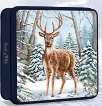 ★先行受注・クリスマス2024★　鹿と雪の木々