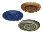 Mino ware Small Plate 3-pcs pack 3-colors Made in Japan