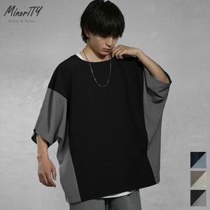 T-shirt Dolman Sleeve T-Shirt Large Silhouette Switching