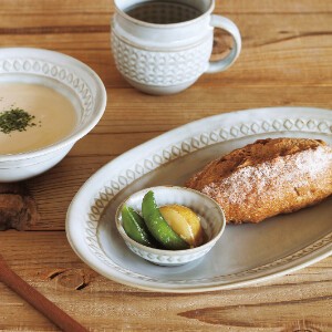 スカンジナビア　オーバルプレート　皿【日本製/洋食器】