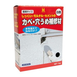 日本ミラコン カベ・穴うめ補修材 ミラコン白 1kg M-1000W