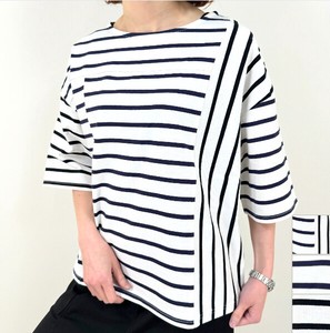 T-shirt T-Shirt Border Switching Cut-and-sew 2024 Spring/Summer