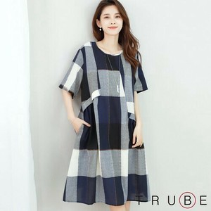 Casual Dress Cotton L One-piece Dress M 【2024NEW】