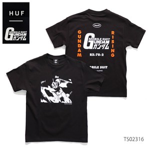 ハフ【HUF】GUNDAM RISING S/S TEE ハフ × 機動戦士ガンダム Tシャツ 半袖  ロゴ メンズ コラボ