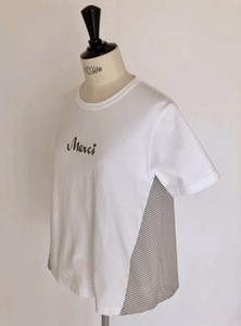 T-shirt Absorbent Plainstitch Pudding Quick-Drying Cotton Polka Dot