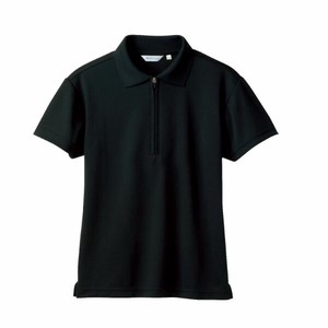 ポロシャツ 兼用 半袖ネット付 黒 3L 住商モンブラン