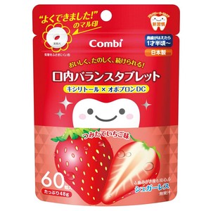 Combi(コンビ) テテオ 口内バランスタブレット 60粒 つみたていちご味