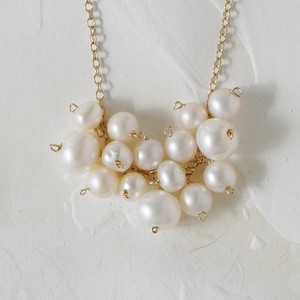 〔14kgf〕淡水パールランダムショートネックレス (pearl necklace)