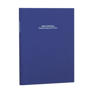 ナカバヤシ　ドゥファビネ100年アルバムブック式　A4ノビ　ダークブルー　アH-A4PB-181-DB