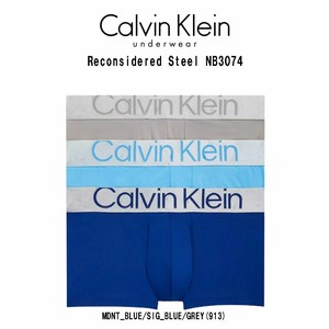 Calvin Klein(カルバンクライン)ローライズ 前閉じ ボクサーパンツ 3枚セット メンズ 下着 CK NB3074