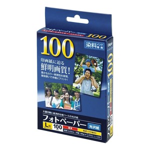 ナカバヤシ　フォトペ-パ-　光沢紙L100枚　JPEC-L-100