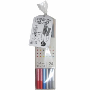 【KITERA】色鉛筆 使いやすい色鉛筆 24色