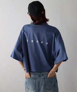 【ブラック予約】TROPAバックロゴハーフスリーブTシャツ