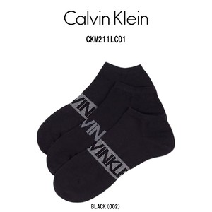 Calvin Klein(カルバンクライン)ソックス 3足セット くるぶし丈 ショート 男性用 靴下 メンズ CKM211LC01