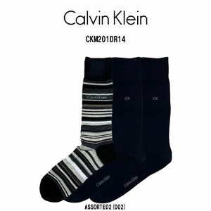 Calvin Klein(カルバンクライン)ソックス クルー 3足セット フォーマル 靴下 男性用 メンズ CKM201DR14
