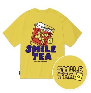 【2024春夏新作】SMILE TEA 半袖Tシャツ<ユニセックスアイテム>