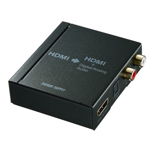 サンワサプライ HDMI信号オーディオ分離器 光デジタル/アナログ対応 VGA-CVHD5