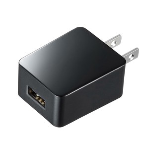 サンワサプライ USB充電器 1A 高耐久タイプ ブラック ACA-IP49BKN