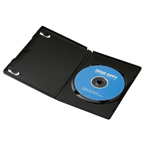 サンワサプライ DVDトールケース 1枚収納 ×10枚セット ブラック DVD-TN1-10BKN