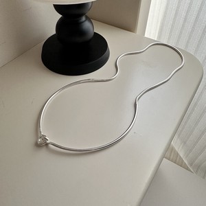 Plain Silver Chain Necklace sliver Spring/Summer