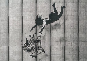 ■輸入ポストカード■ドイツより直輸入　Banksy