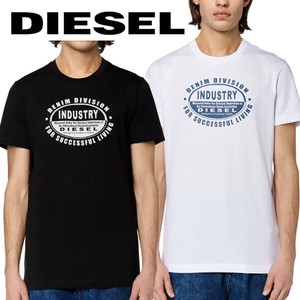 DIESEL メンズ 半袖 WHITE/BLACK ディーゼル